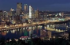 Pittsburgh aerial view